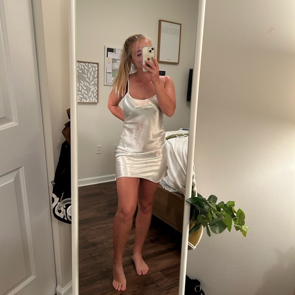 Vintage floral slip dress with adjustable straps - Picture 1 of 2